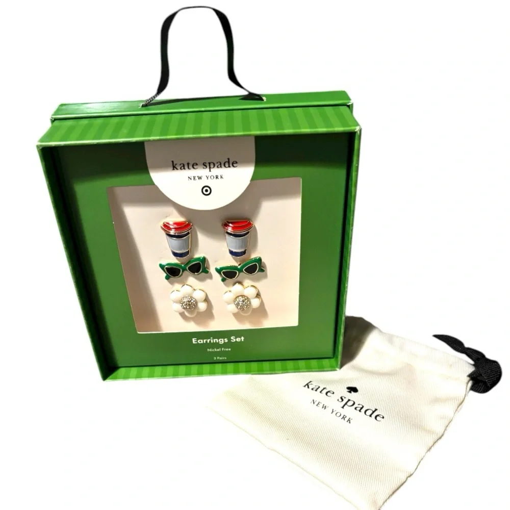 Kate Spade x Target Summer Earring Set - Picture 1 of 2